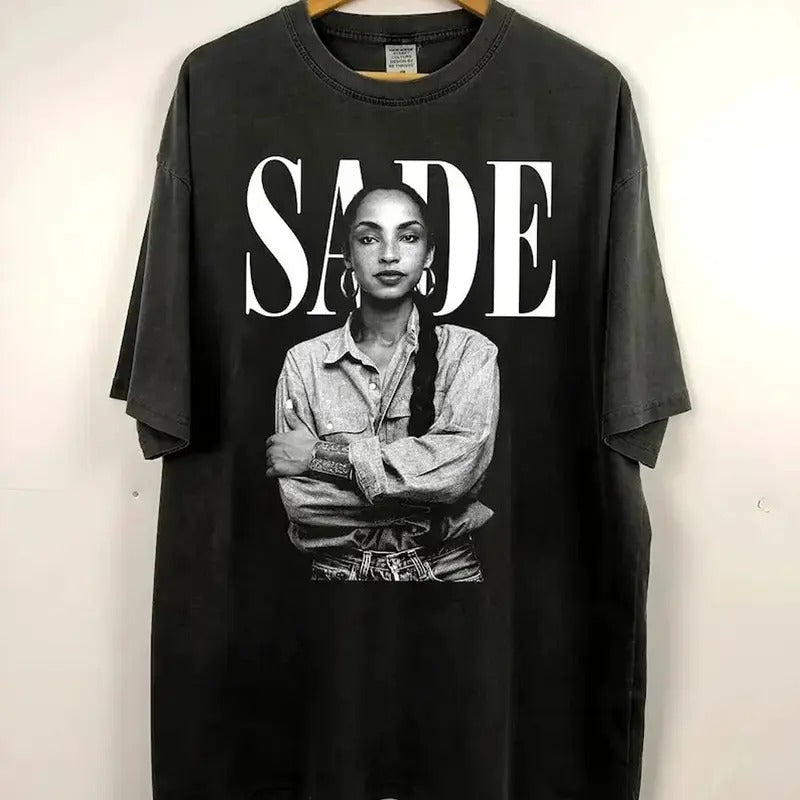 90s Vintage Sade Adu Tour Full Size - Adult & Kids T-Shirts, Sweatshirts & Hoodies apparel design preview 1