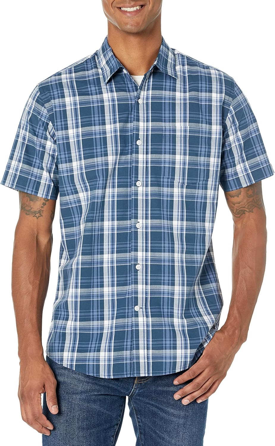 Men's Regular-Fit Short-Sleeve Poplin - Adult & Kids T-Shirts, Sweatshirts & Hoodies apparel design preview 1