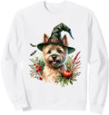 Authentic Cairn Terrier Dog Halloween Sweatshirt - Unique Graphic Unisex - T-Shirt, Sweatshirt, Hoodie
