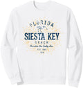 Handcrafted Siesta Key Beach Sweatshirt - Custom Art Print for Adults - T-Shirt, Sweatshirt, Hoodie
