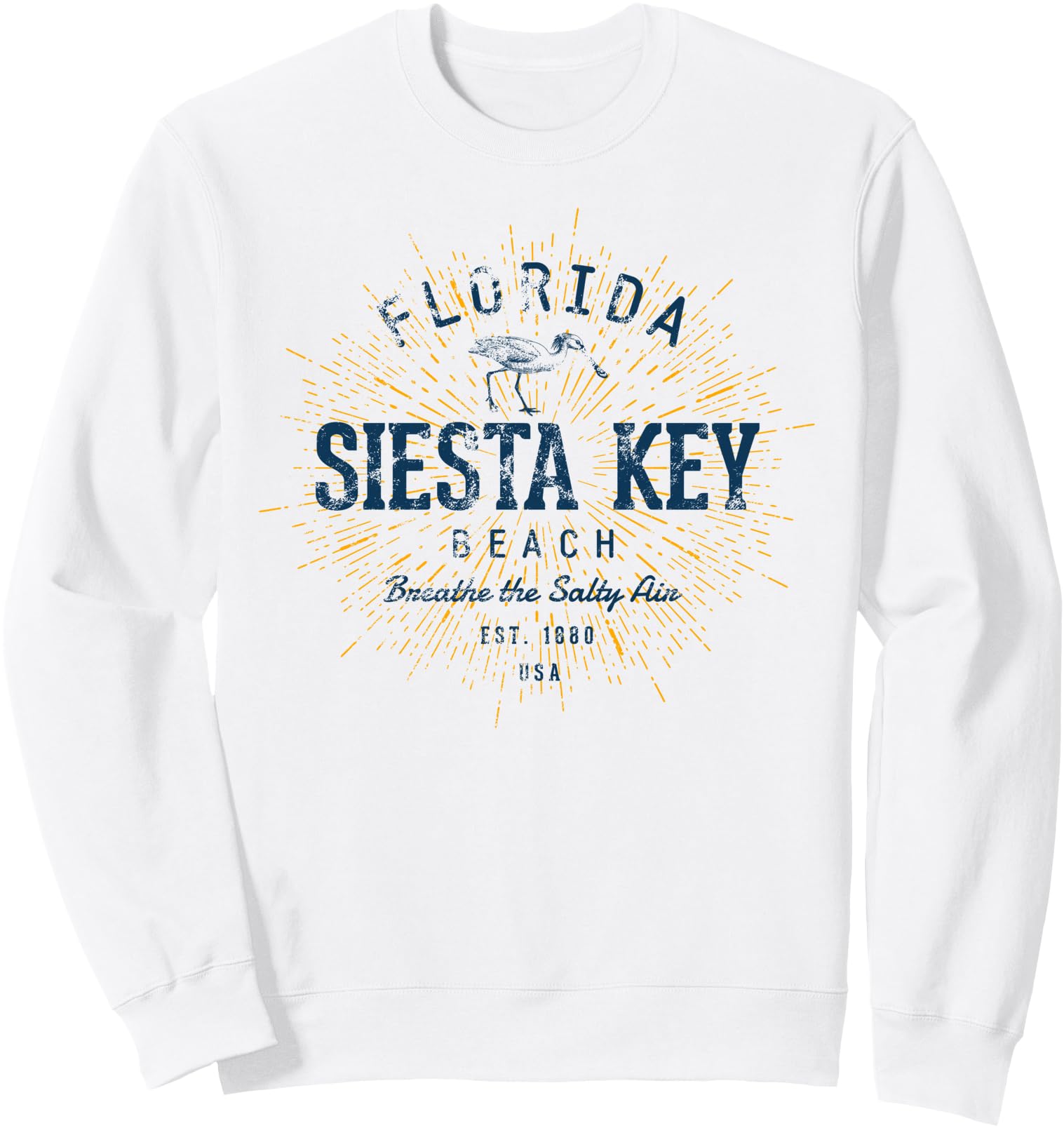 Handcrafted Siesta Key Beach Sweatshirt - Custom Art Print for Adults - T-Shirt, Sweatshirt, Hoodie
