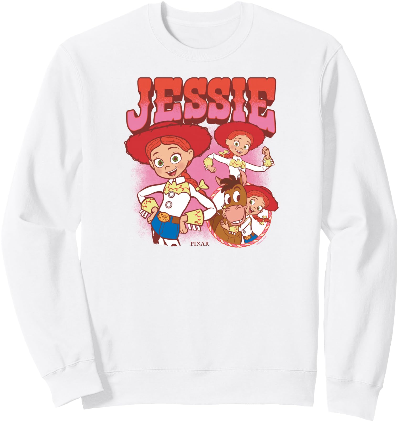 Toy Story Jessie Poses Rare Hoodie - Fun Novelty Design Men Women - T-Shirt, Sweatshirt, Hoodie