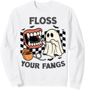 Exclusive Floss Your Fangs Dentist T-Shirt - Custom Art Print Men Women - T-Shirt, Sweatshirt, Hoodie