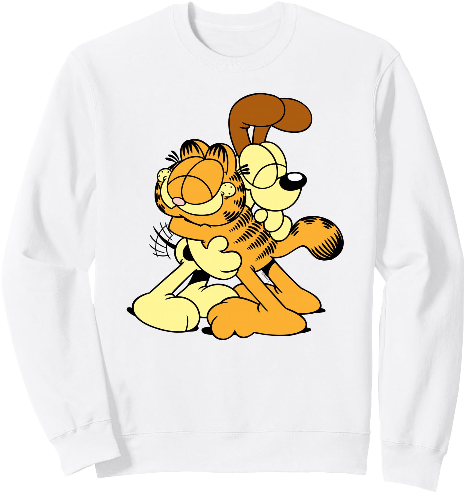 Original Garfield Odie Hugging T-Shirt - Aesthetic Graphic for Adults - T-Shirt, Sweatshirt, Hoodie