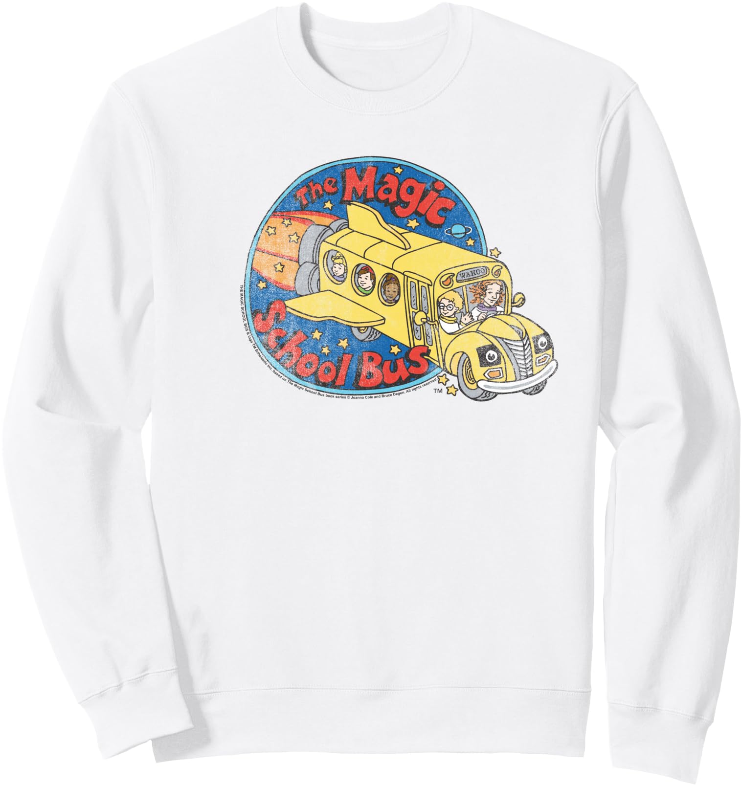 Authentic Magic School Bus Distressed T-Shirt - Trendy Graphic Men Women - T-Shirt, Sweatshirt, Hoodie