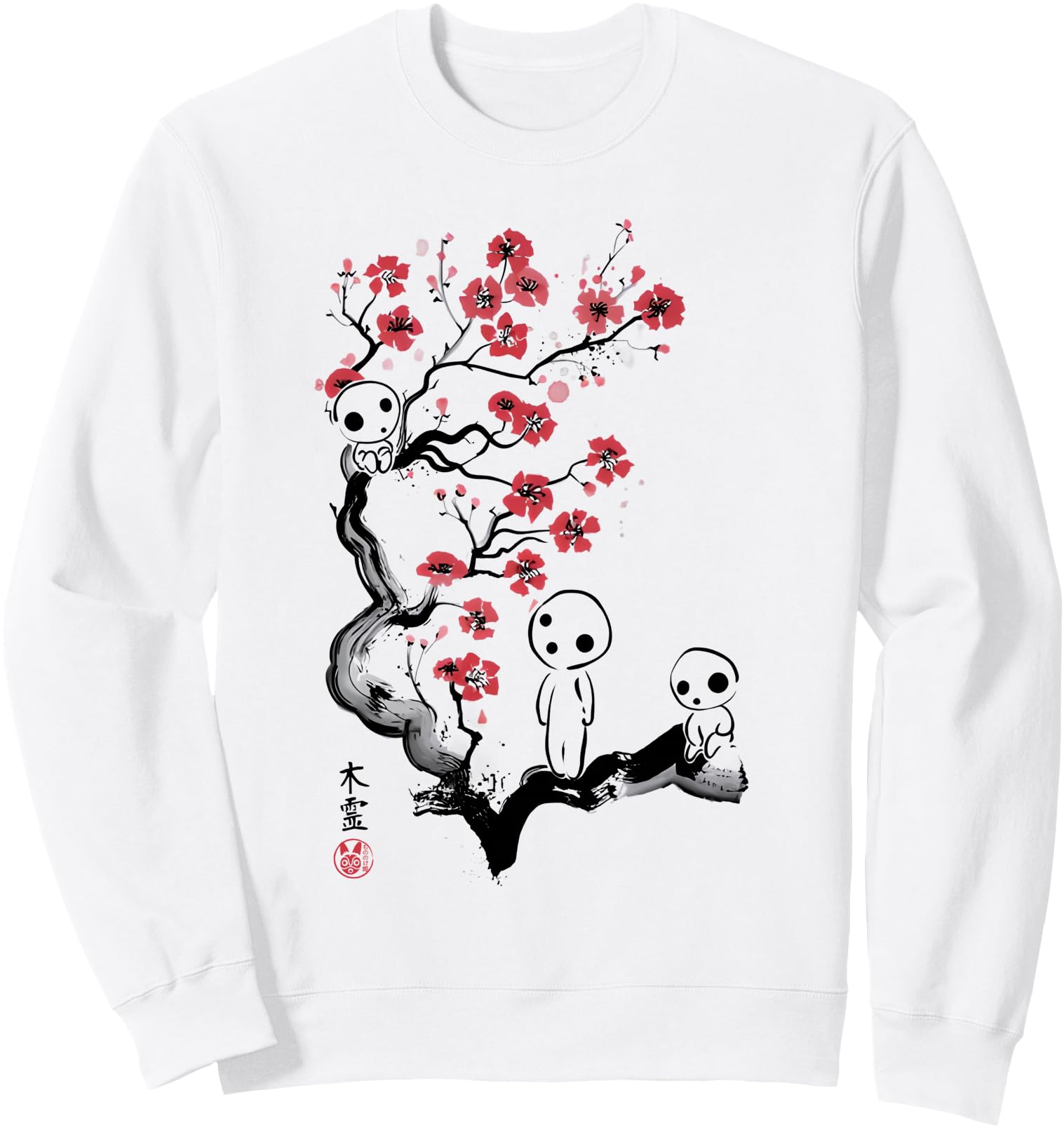 Authentic Kodama Japanese Ghosts Japan Hoodie - Novelty Apparel for Adults - T-Shirt, Sweatshirt, Hoodie