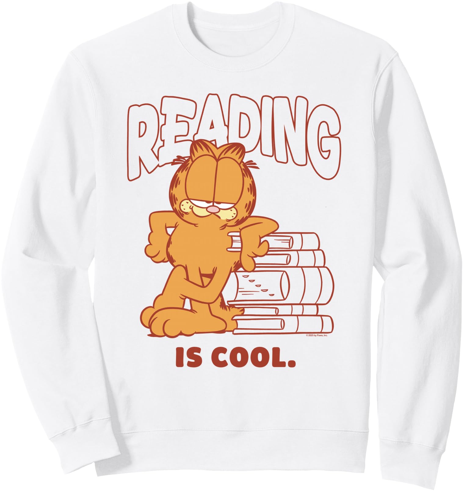Handcrafted Garfield Reading Is 90 S Sweatshirt - Novelty Apparel Unisex - T-Shirt, Sweatshirt, Hoodie