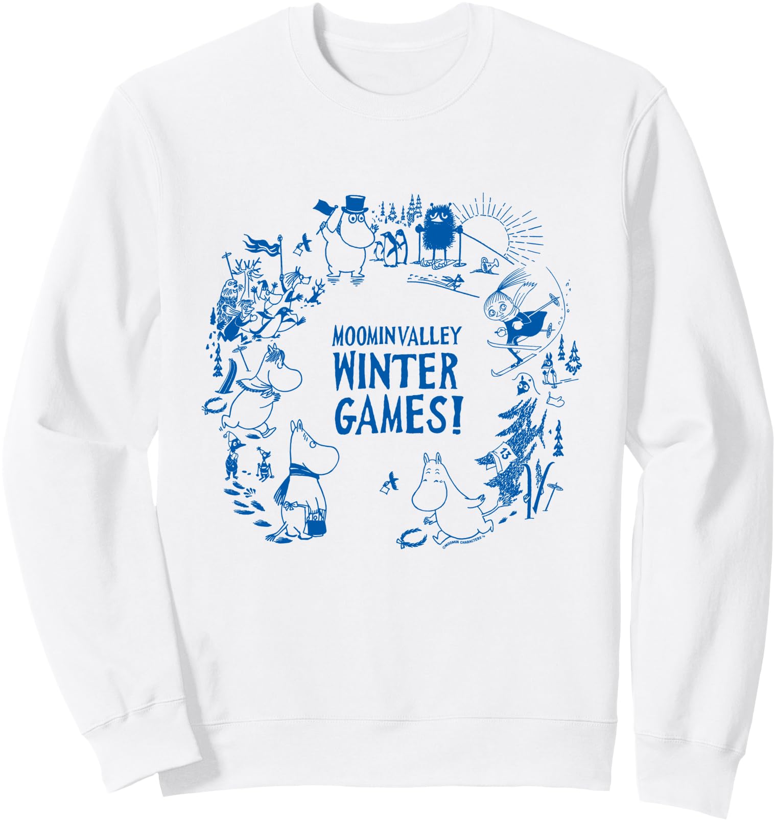 Original Moominvalley Winter Games T-Shirt - Trendy Graphic Men Women - T-Shirt, Sweatshirt, Hoodie