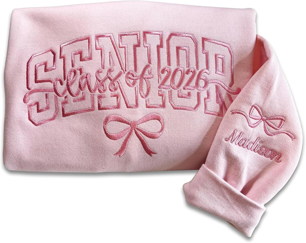 Personalized Embroidered Senior Class of 2026, Custom - Adult & Kids T-Shirts, Sweatshirts & Hoodies apparel design preview 1