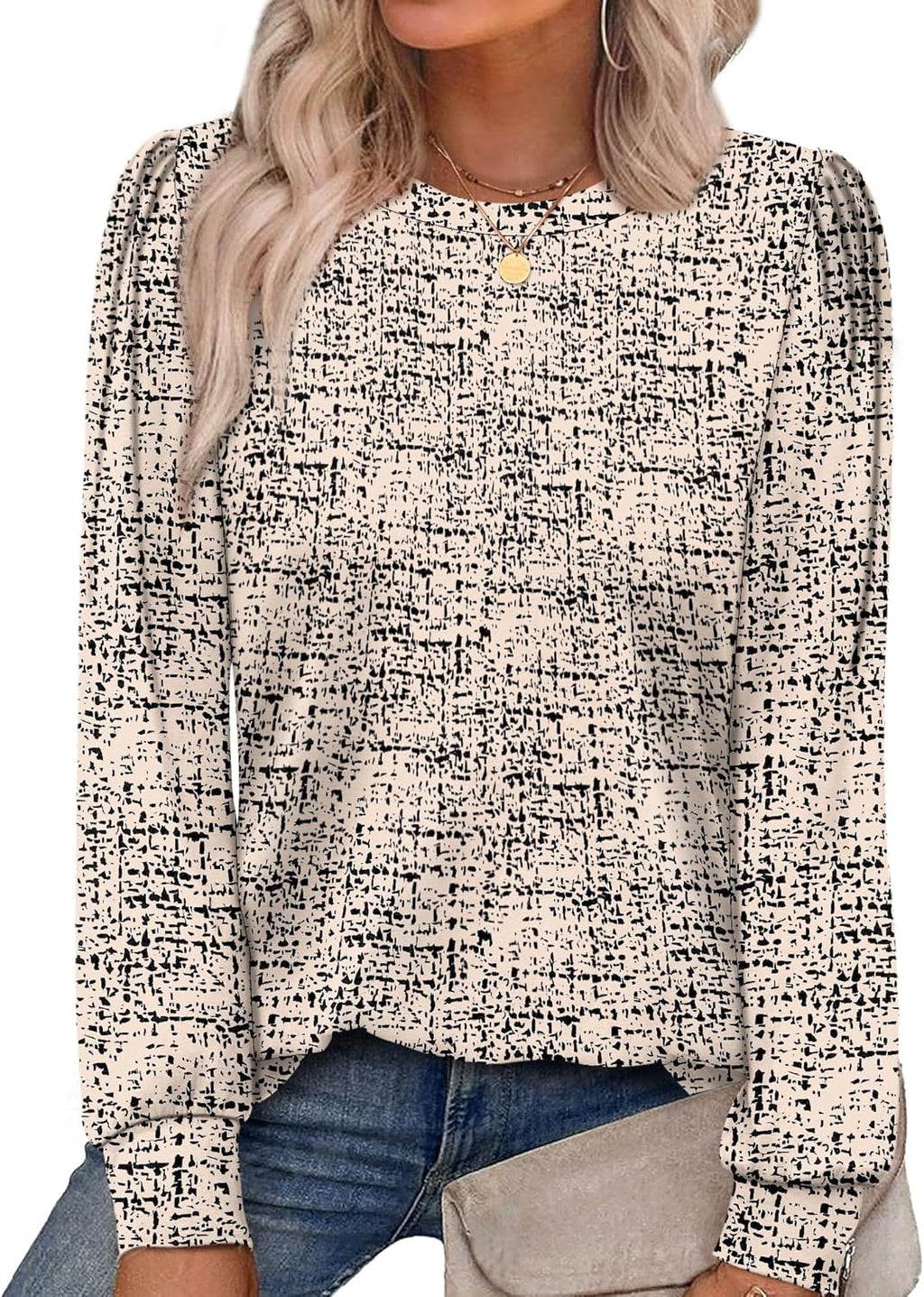 Womens 2026 Fall Tunic Tops Crewneck Blouses Print - Adult & Kids T-Shirts, Sweatshirts & Hoodies apparel design preview 1