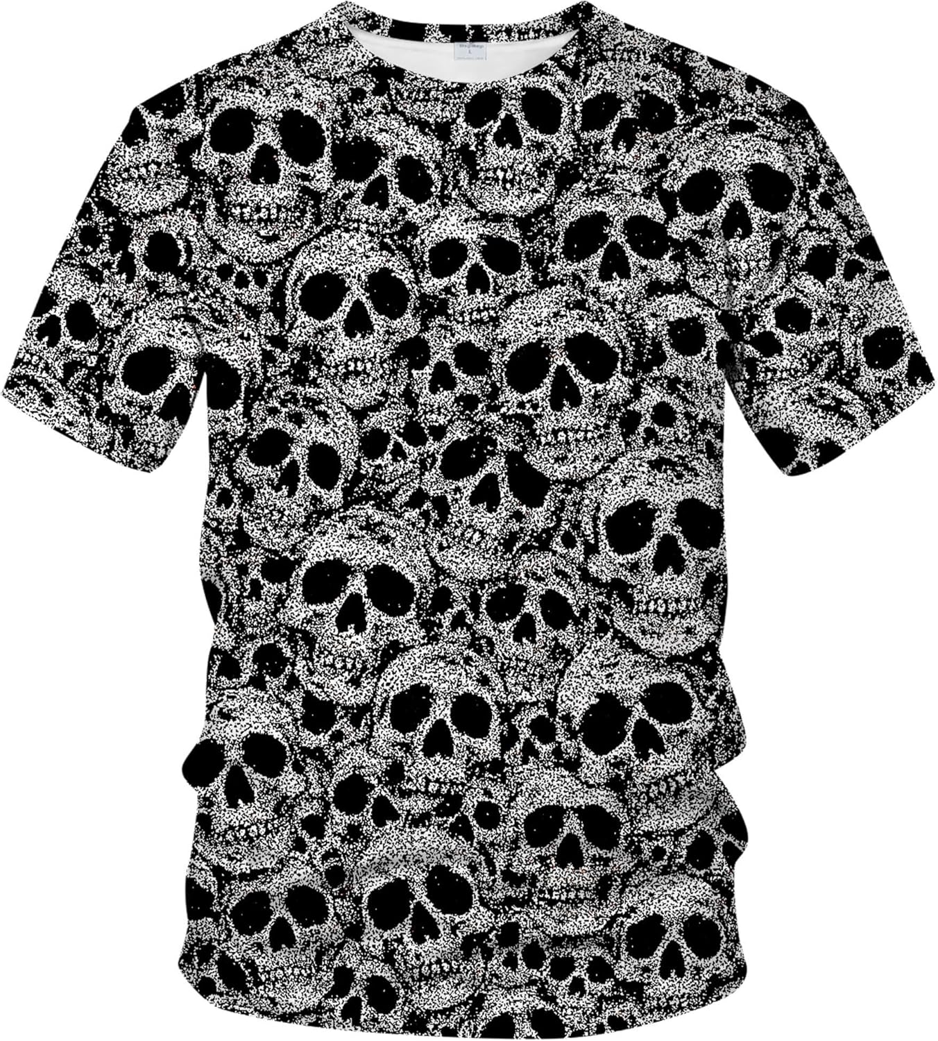 Funny Skull Graphic Novelty Short Sleeve Crewneck - Adult & Kids T-Shirts, Sweatshirts & Hoodies apparel design preview 1