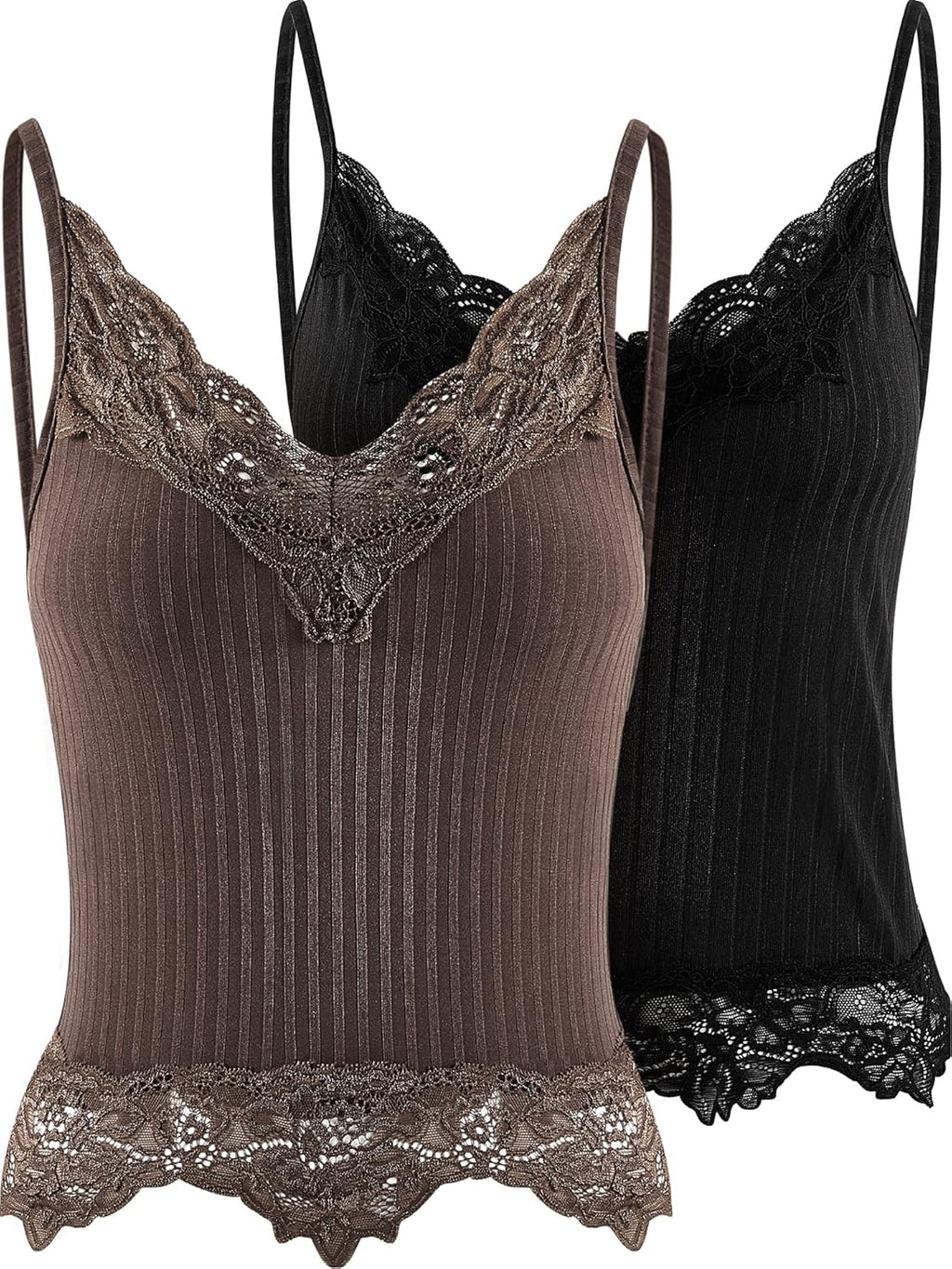 2 Pcs Lace Y2k Tank Tops for Women, Fairy Grunge - Adult & Kids T-Shirts, Sweatshirts & Hoodies apparel design preview 1