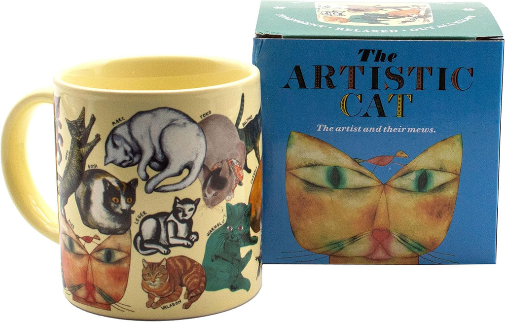 The Unemployed Philosophers Guild Artistic Cat Mug - Adult & Kids T-Shirts, Sweatshirts & Hoodies apparel design preview 1