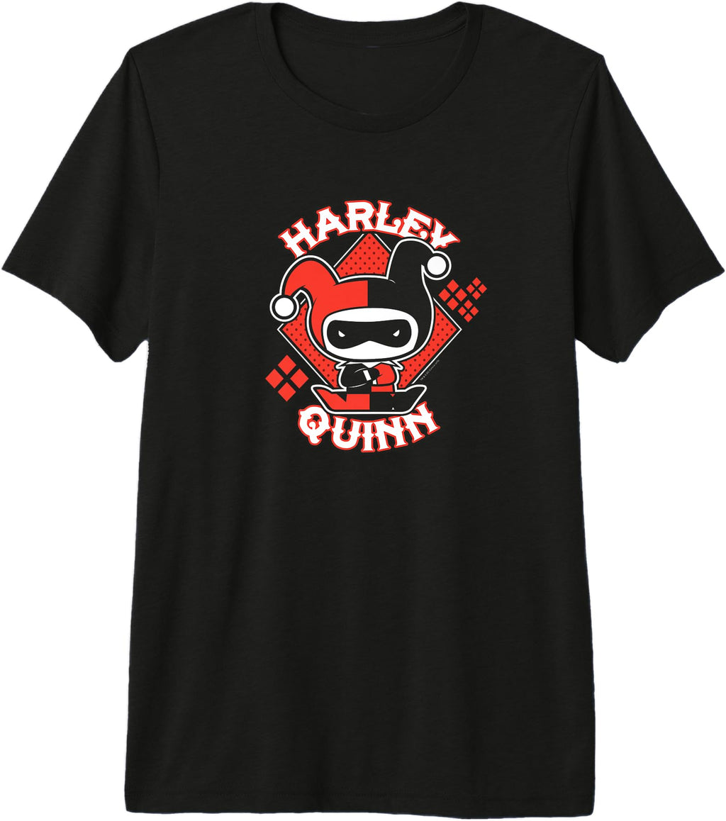 Batman Harley Quinn Chibi Rare T-Shirt - Custom Art Print Men Women - T-Shirt, Sweatshirt, Hoodie