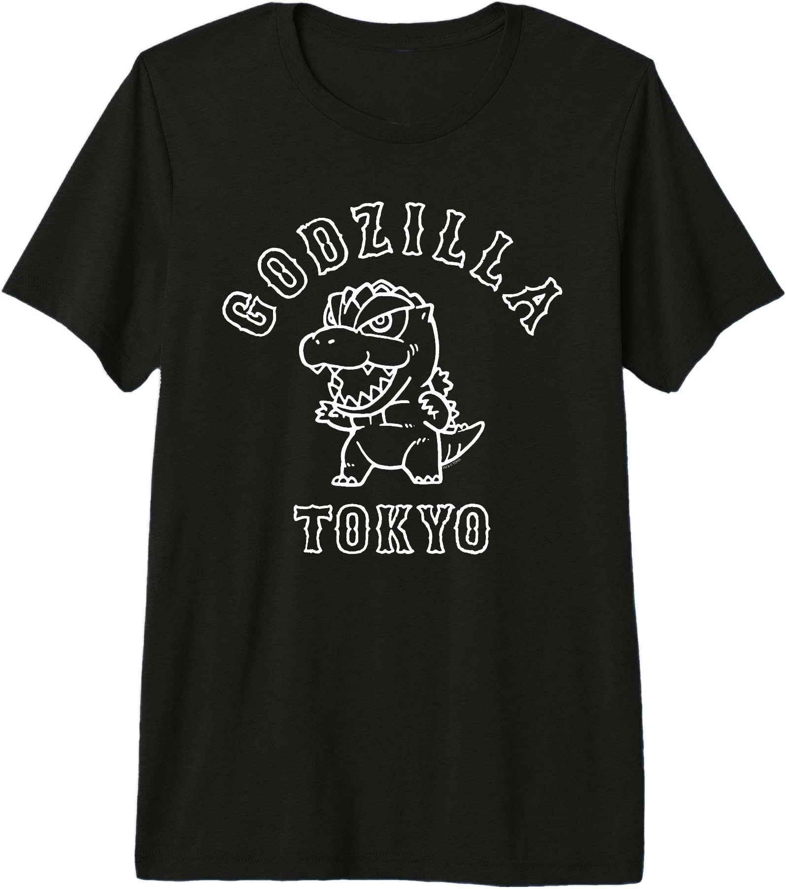 Authentic Godzilla Chibi Varsity Mascot T-Shirt - Graphic Print Unisex - T-Shirt, Sweatshirt, Hoodie