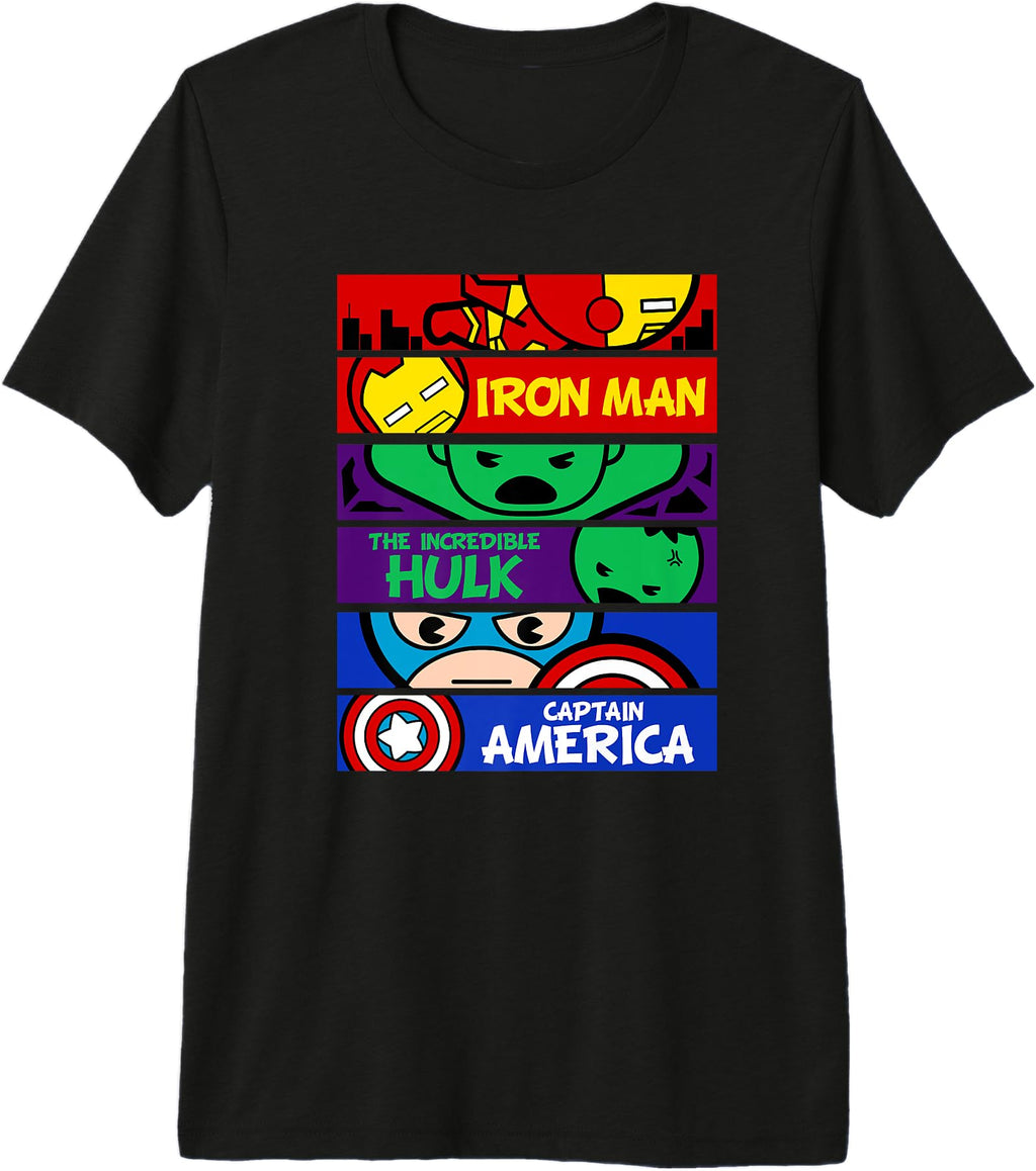 Handcrafted Marvel Kawaii Chibi Sweatshirt - Streetwear Style Unisex - T-Shirt, Sweatshirt, Hoodie