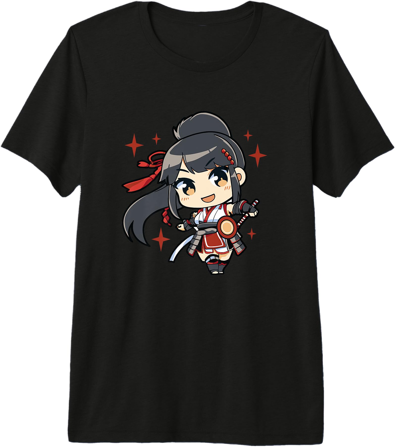 Exclusive Manga Chibi Samurai Sweatshirt - Fun Novelty Design Unisex - T-Shirt, Sweatshirt, Hoodie