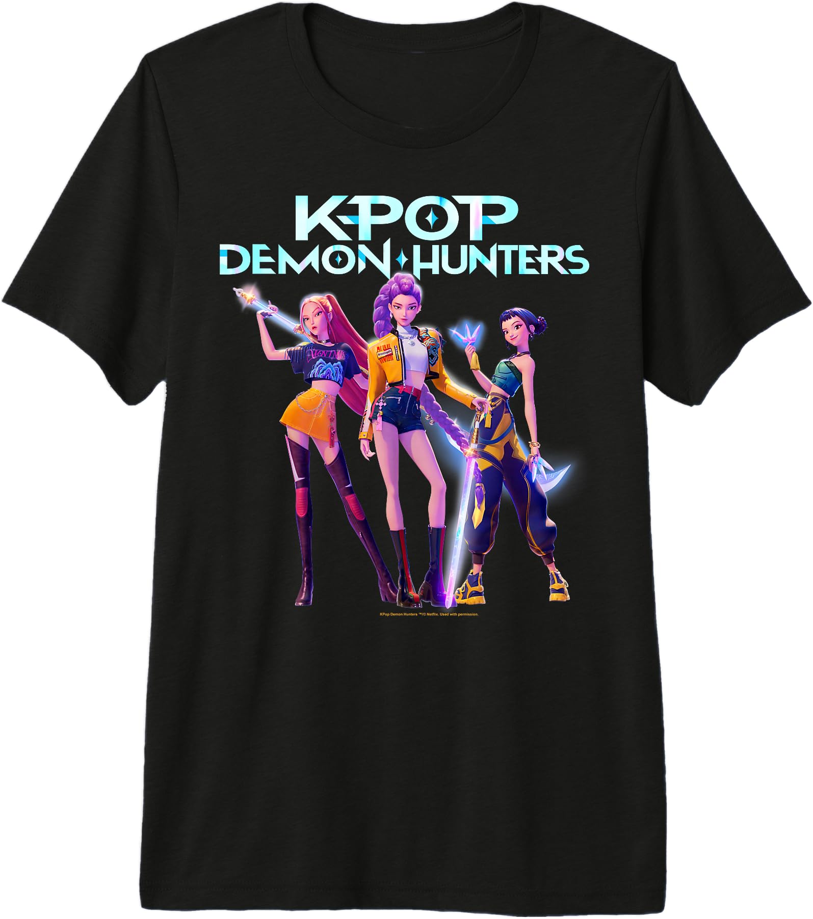 Exclusive Kpop Demon Hunters Sweatshirt - Unique Graphic for Adults - T-Shirt, Sweatshirt, Hoodie