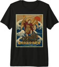 St Michael Archangel Samurai Warrior Angel Hoodie - Novelty Apparel Unisex - T-Shirt, Sweatshirt, Hoodie