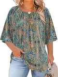 Womens Plus Size Tops Summer 3/4 Length Sleeve - Adult & Kids T-Shirts, Sweatshirts & Hoodies apparel design preview 1