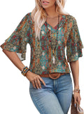 Spring Tops for Women Boho Fashion Clothing Cute 3/4 - Adult & Kids T-Shirts, Sweatshirts & Hoodies apparel design preview 1