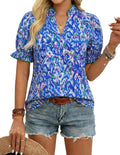 Womens Boho Tops Summer Spring Cotton Floral Blouses - Adult & Kids T-Shirts, Sweatshirts & Hoodies apparel design preview 1