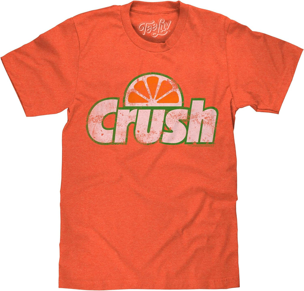 Men's Faded Orange Crush Retro Soda Logo - Adult & Kids T-Shirts, Sweatshirts & Hoodies apparel design preview 1