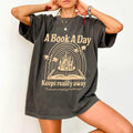 Book Day Dragon Bookish Comfort Colors Club TT - Adult & Kids T-Shirts, Sweatshirts & Hoodies apparel design preview 1