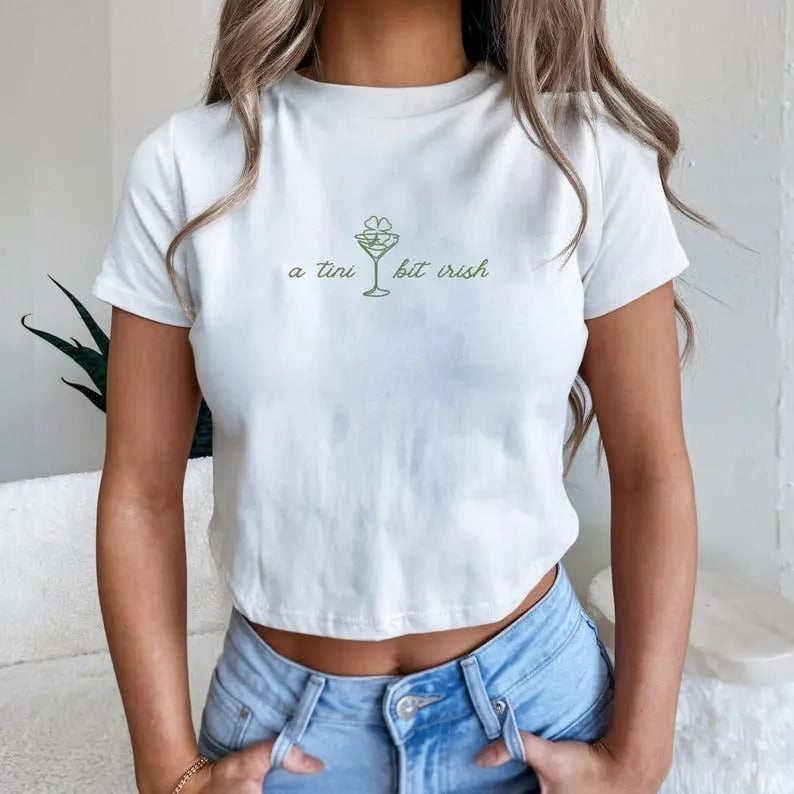 Tini Bit Irish St. Patrick'S Day Cute Baby 90s Paddy - Adult & Kids T-Shirts, Sweatshirts & Hoodies apparel design preview 1