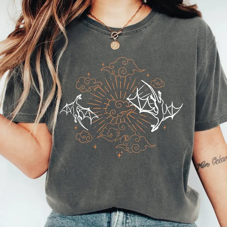 Dragon Without Rider Is Tragedy Bookish Gif Fourth - Adult & Kids T-Shirts, Sweatshirts & Hoodies apparel design preview 1