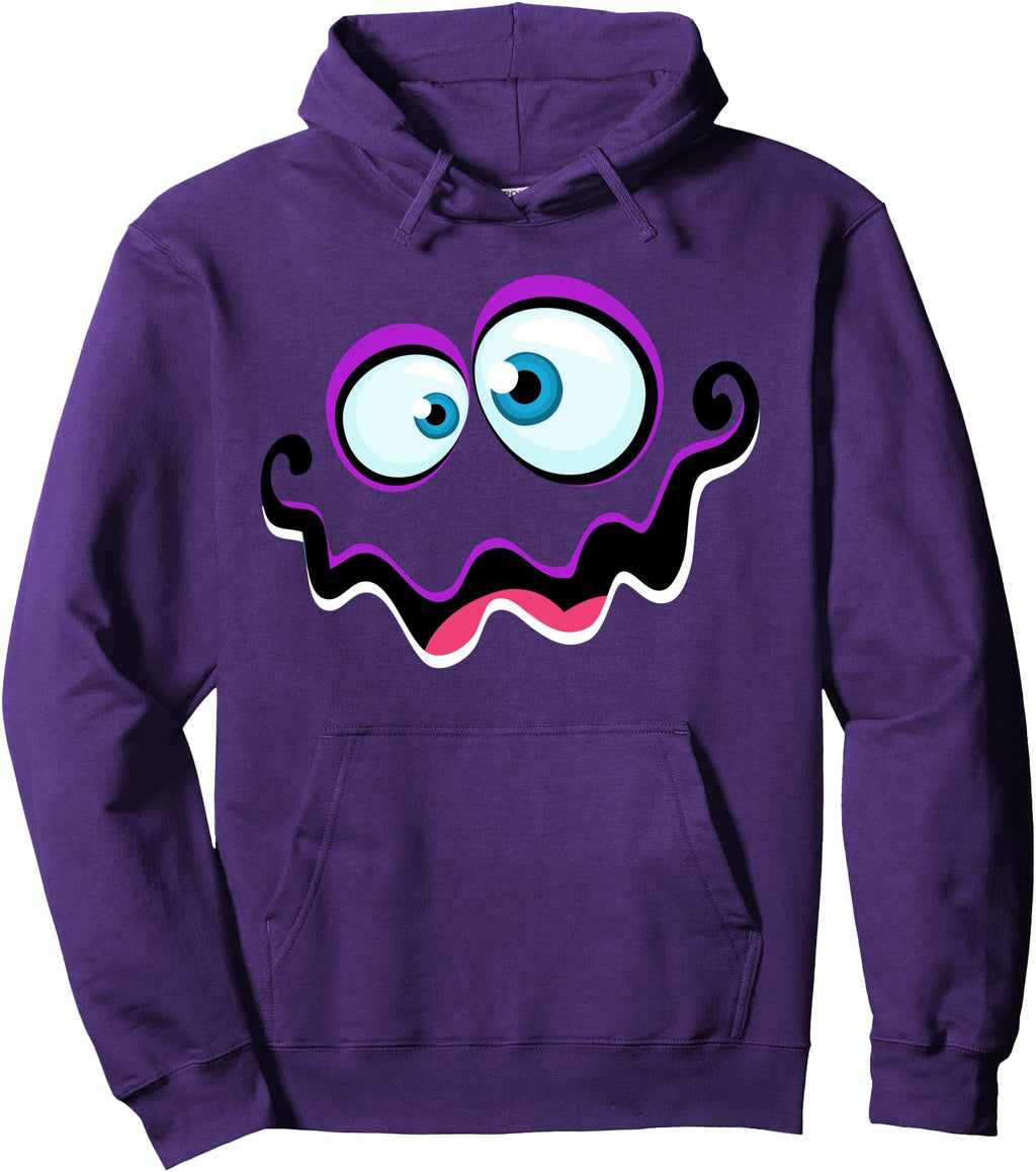 Silly Purple Monster Face Fancy Dress Up T-Shirt - Custom Art Print Unisex - T-Shirt, Sweatshirt, Hoodie