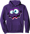 Silly Purple Monster Face Fancy Dress Up T-Shirt - Custom Art Print Unisex - T-Shirt, Sweatshirt, Hoodie