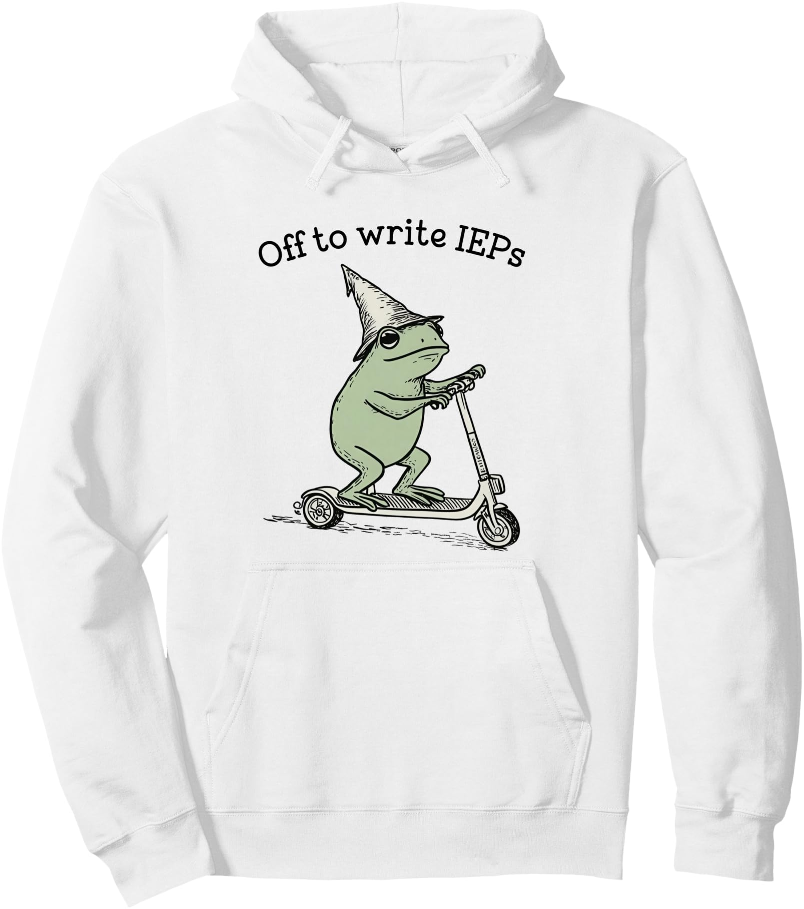 Original Frog Off To Write Ieps T-Shirt - Fun Novelty Design Men Women - T-Shirt, Sweatshirt, Hoodie