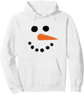 Winter Snowman Face Sweatshirt - Streetwear Style Unisex - T-Shirt, Sweatshirt, Hoodie