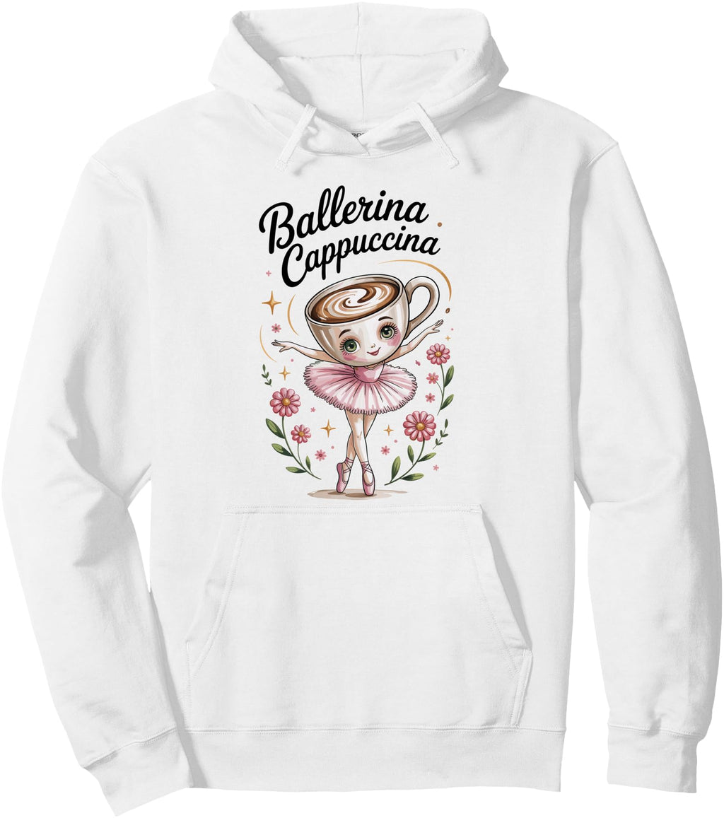 Handcrafted Meme Cappuccino Italian Hoodie - Casual Everyday Wear Unisex - T-Shirt, Sweatshirt, Hoodie