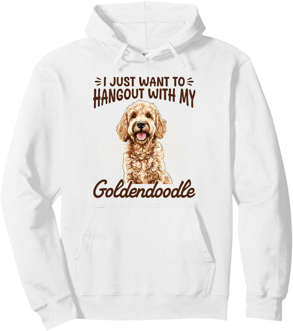 Goldendoodle Dog Breed I Just Want To T-Shirt - Unique Graphic Men Women - T-Shirt, Sweatshirt, Hoodie
