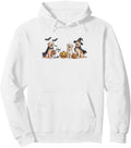 Golden Retriever Dogs Ghost Boo Witch Hoodie - Streetwear Style Unisex - T-Shirt, Sweatshirt, Hoodie
