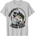 Exclusive Grandpa Fishing Buddy Hoodie - Casual Everyday Wear Men Women - T-Shirt, Sweatshirt, Hoodie