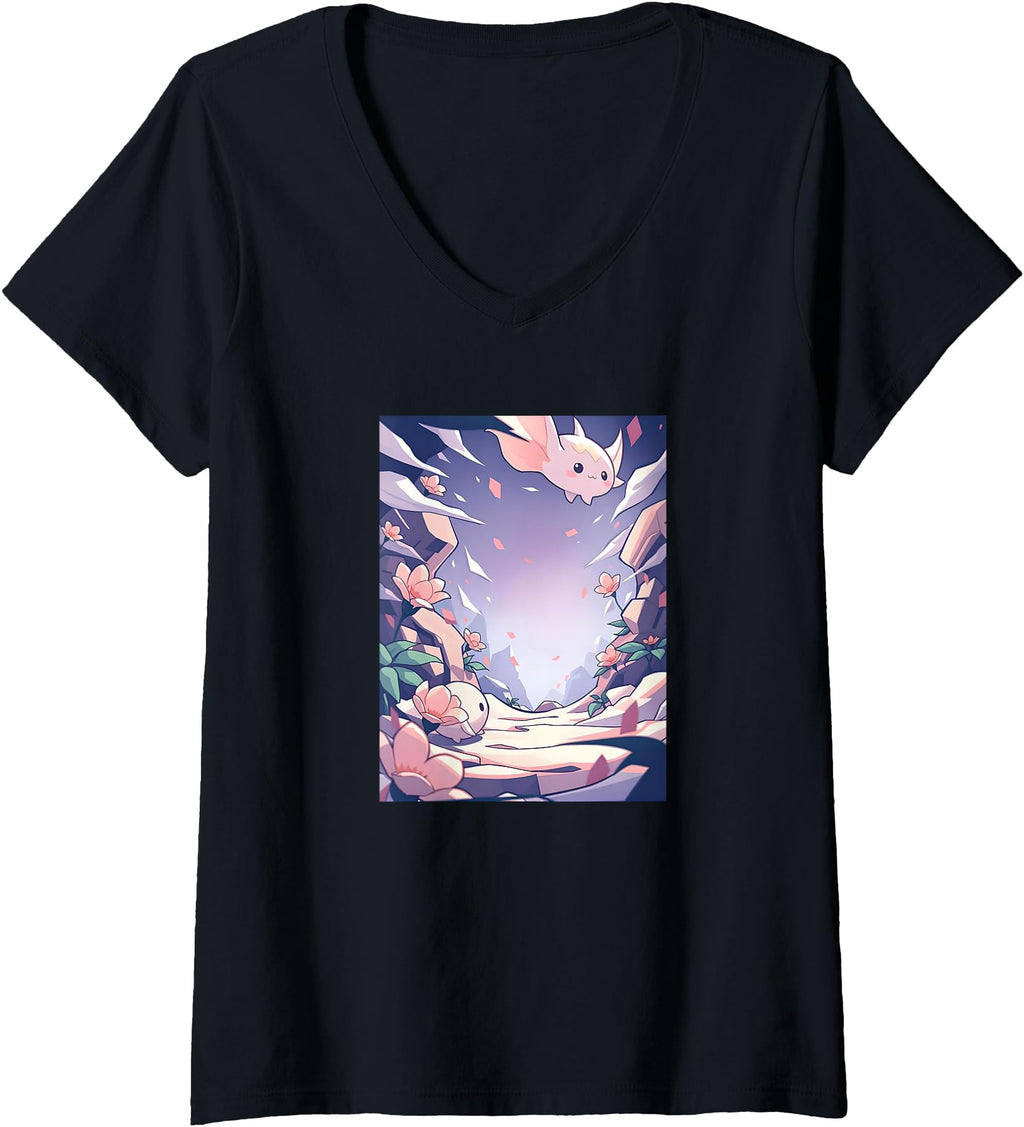 Womens Whimsical Purple Floating T-Shirt - Streetwear Style for Adults - T-Shirt, Sweatshirt, Hoodie