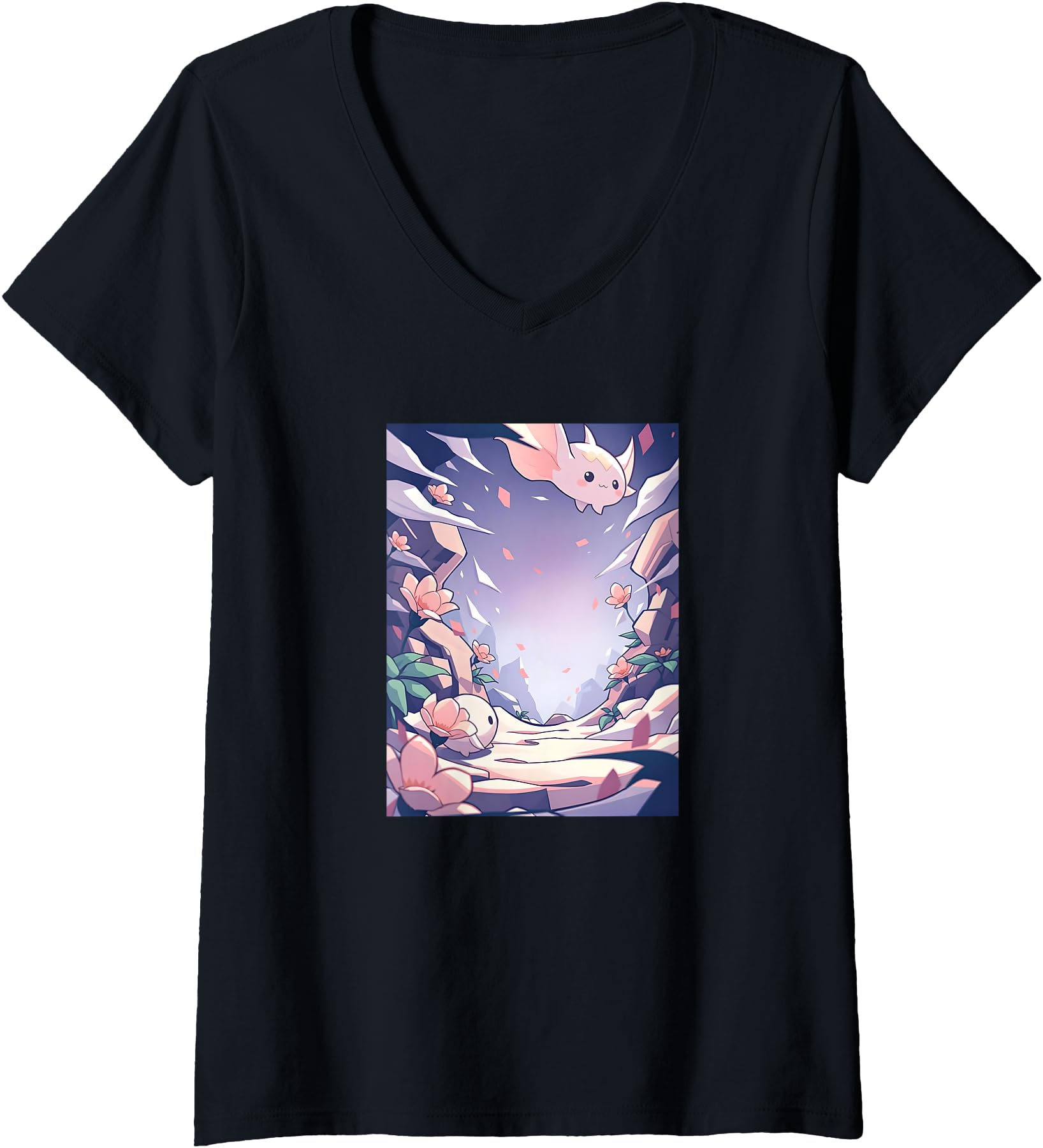 Womens Whimsical Purple Floating T-Shirt - Streetwear Style for Adults - T-Shirt, Sweatshirt, Hoodie