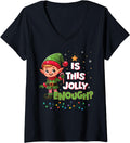 Womens Is This Jolly Enough Elf Sweatshirt - Fun Novelty Design Men Women - T-Shirt, Sweatshirt, Hoodie
