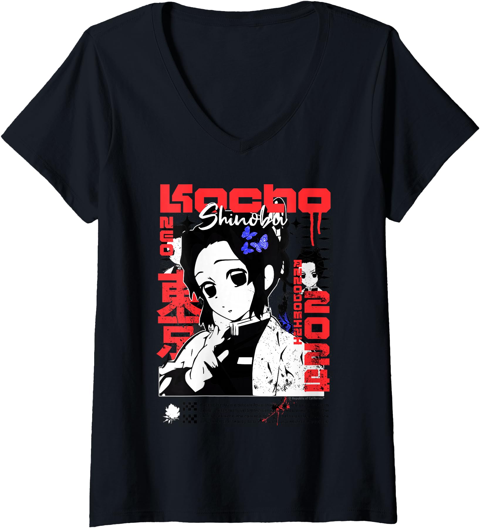 Womens Kochou Shinobu Neo Anime Hoodie - Casual Everyday Wear Men Women - T-Shirt, Sweatshirt, Hoodie