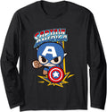 Original Marvel Comics Avengers Captain Hoodie - Minimalist Print Unisex - T-Shirt, Sweatshirt, Hoodie