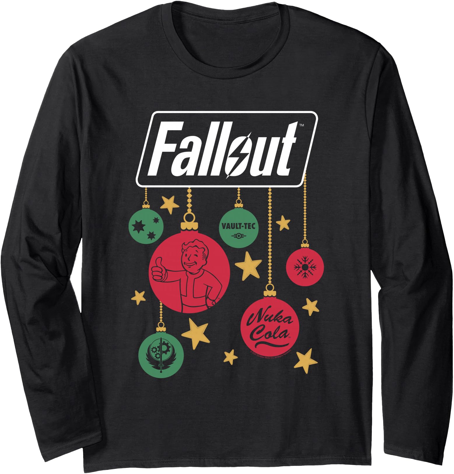 Handcrafted Fallout Logo Ornaments Sweatshirt - Custom Art Print Men Women - T-Shirt, Sweatshirt, Hoodie