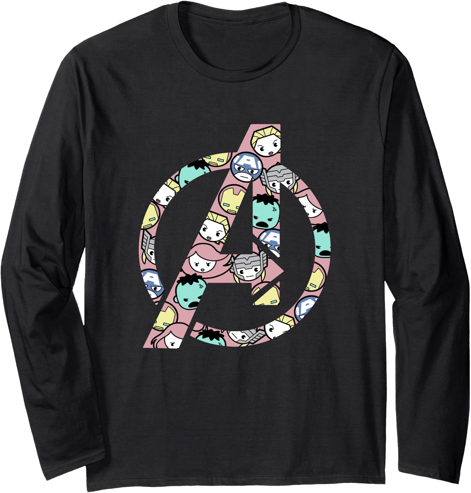 Original Marvel Kawaii Multiple Chibi T-Shirt - Graphic Print Men Women - T-Shirt, Sweatshirt, Hoodie