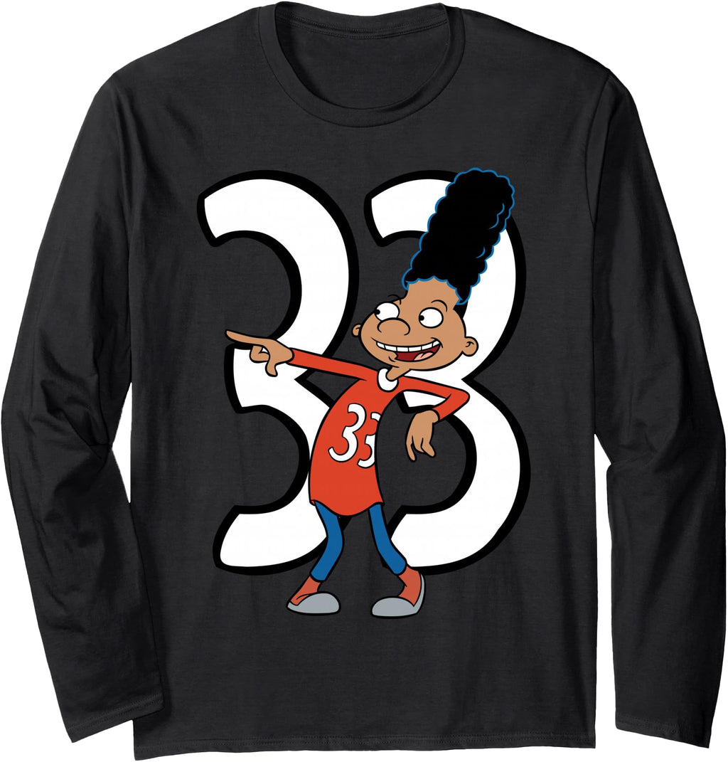 Exclusive Hey Arnold 33 Jersey Gerald Pose T-Shirt - Graphic Print Unisex - T-Shirt, Sweatshirt, Hoodie
