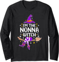 Authentic I M Nonna Witch Halloween Sweatshirt - Streetwear Style Unisex - T-Shirt, Sweatshirt, Hoodie