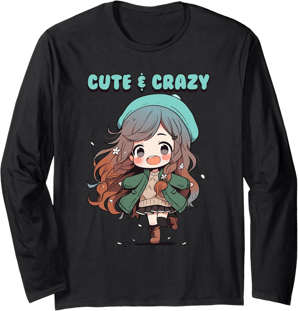 Original And Crazy Kawaii Anime Chibi T-Shirt - Aesthetic Graphic Unisex - T-Shirt, Sweatshirt, Hoodie