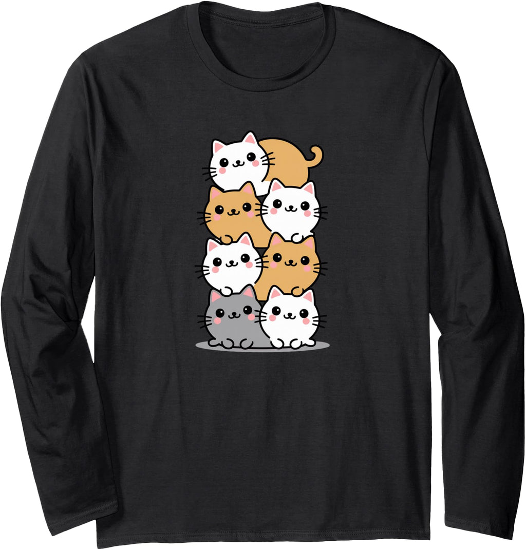 Cat Japanese Kawaii Anime Rare Hoodie - Unique Graphic Men Women - T-Shirt, Sweatshirt, Hoodie