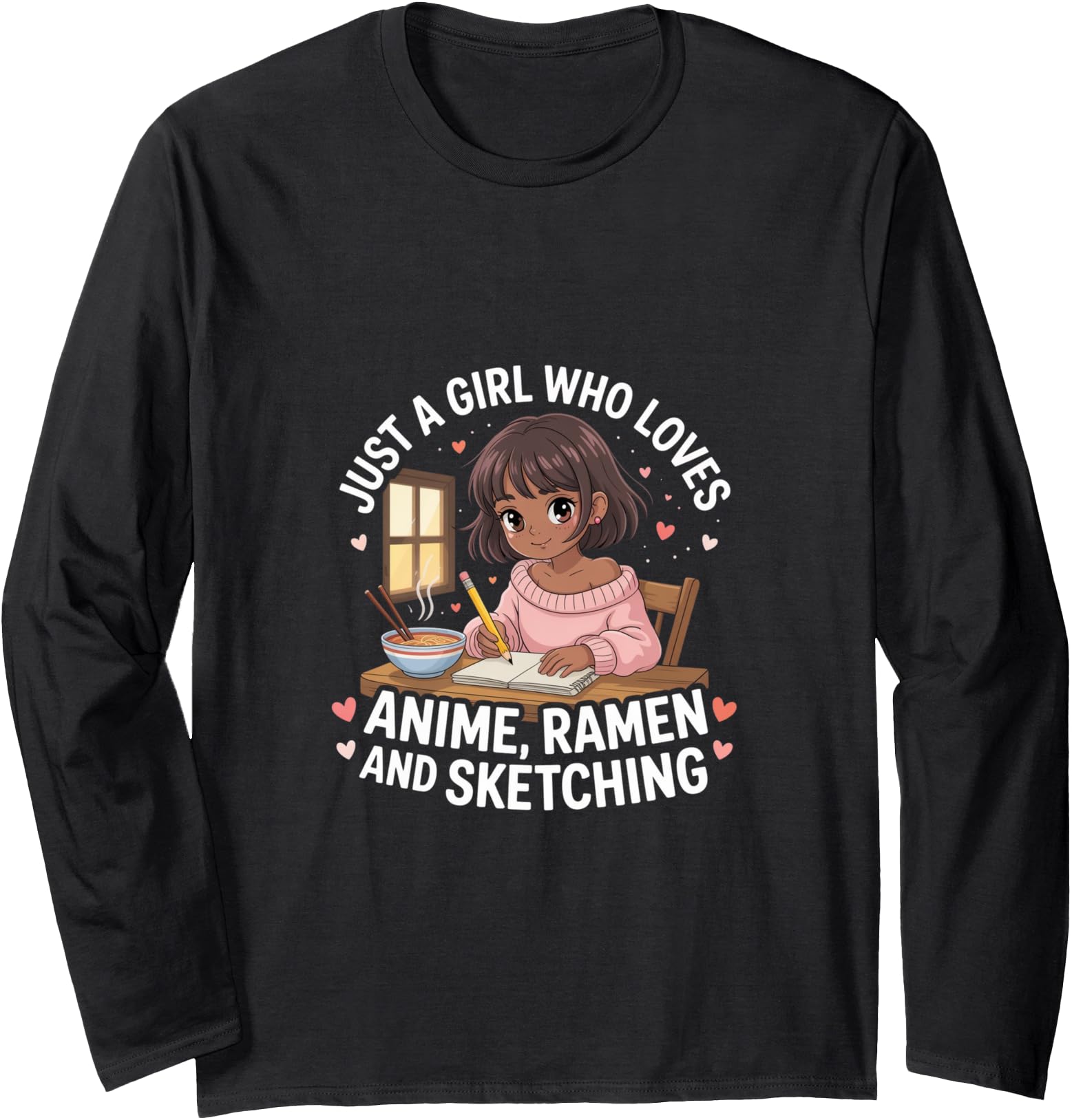 Just Who Loves Anime Ramen And T-Shirt - Streetwear Style for Adults - T-Shirt, Sweatshirt, Hoodie